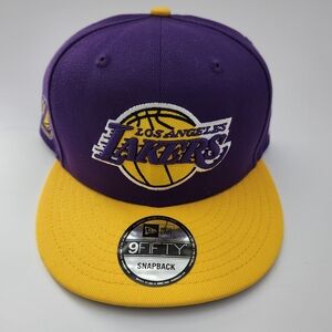Los Angeles Lakers Purple and Yellow Snapback Hat